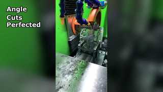 قطع سلس بزاوية دقيقة للحلقات الدائرية الأساسية للمسحوق