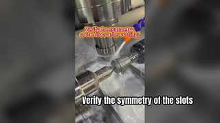 التحقق من تماثل الفتحات بعد القطع؟